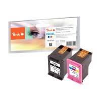 Peach Multi Pack - 2-pack - black, colour (cyan, magenta, yellow)