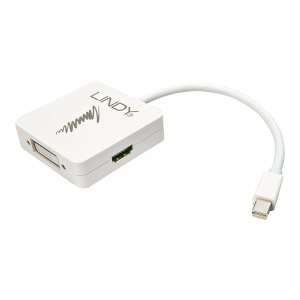 Lindy Mini DisplayPort 1.2 to HDMI, VGA & DVI-D...