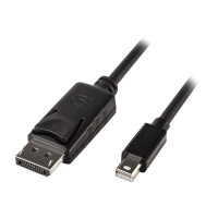 Lindy DisplayPort cable - Mini DisplayPort (M) to DisplayPort (M)