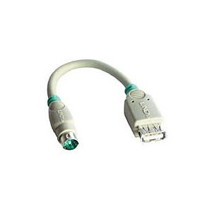 Lindy Maus-Anschluß - USB (W) zu PS/2 (M)