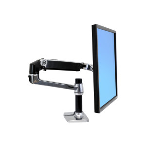 Ergotron LX - Mounting kit (articulating arm, desk clamp mount, extension adapter, grommet-mount base, 7" post)