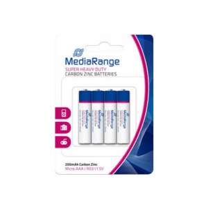 MEDIARANGE Battery 4 x AAA / LR03