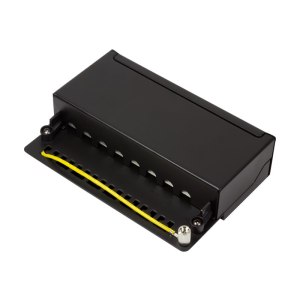 LogiLink - Patch Panel - geeignet für Wandmontage - RJ-45 X 8 - Schwarz, RAL 9005