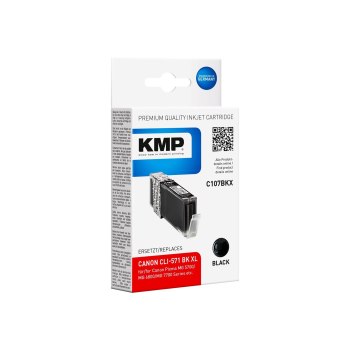 KMP C107BKX - 11 ml - Hohe Ergiebigkeit - Schwarz