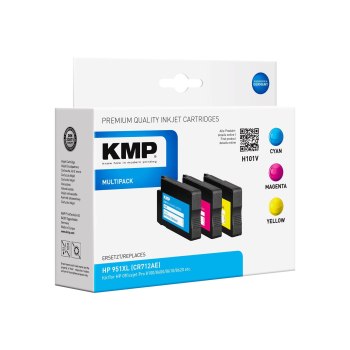 KMP MULTIPACK H101V - 3-pack - yellow, cyan, magenta