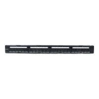 Intellinet Patch Panel, Blank, 1U, 24-Port, Black