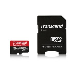 Transcend Premium - Flash memory card (microSDXC to SD adapter included)