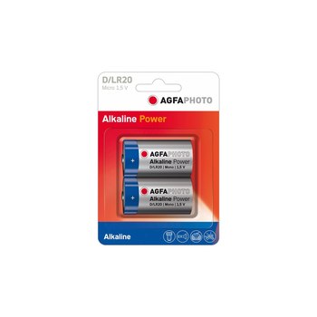 AgfaPhoto Batterie 2 x D - Alkalisch