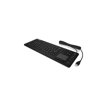 KeySonic KSK-6231 INEL - Standard - USB - Membrane - QWERTZ - Black