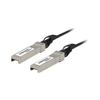 LevelOne DAC-0101 - 1 m - SFP+ - SFP+ - Maschio/Maschio - Black,Stainless steel