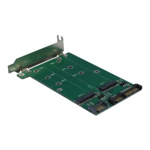 Inter-Tech KT005B - SATA - M.2 - Nero - Verde - 6 Gbit/s...