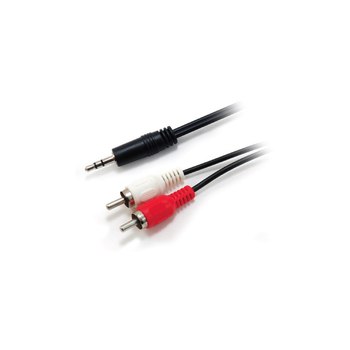 Equip Audiokabel - RCA x 2 (M) bis Stereo Mini-Klinkenstecker (M)