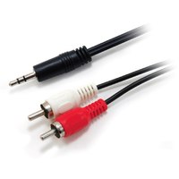 Equip Audiokabel - RCA x 2 (M) bis Stereo Mini-Klinkenstecker (M)