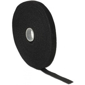 Delock Velcro - Kabelbinderrolle - 10 m - Schwarz