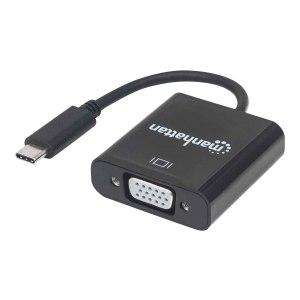 Manhattan USB-C to VGA Converter Cable, 1080p@60Hz,...