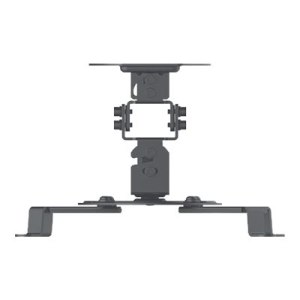 Manhattan Projector Mount, Ceiling, Universal, Tilt, Swivel & Rotate, Height: 15cm, Max 13.5kg, Black, Lifetime Warranty