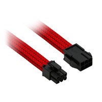 Nanoxia NX6PV3ER - 0,3 m - PCI-E (6-pin) - PCI-E (6-pin) - Gerade - Gerade - Rot