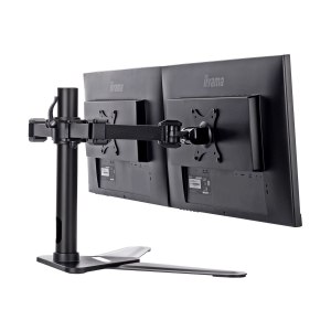 Iiyama DS1002D-B1 - Aufstellung - für 2 Monitore (einstellbarer Arm)