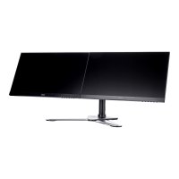 Iiyama DS1002D-B1 - Aufstellung - für 2 Monitore (einstellbarer Arm)