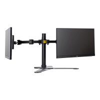 Iiyama DS1002D-B1 - Aufstellung - für 2 Monitore (einstellbarer Arm)