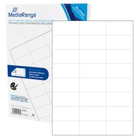 MEDIARANGE MRINK149 - White - Permanent - 70 x 37 - A4 - Matte - Laser/Inkjet