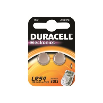 Duracell 052550 - Batteria monouso - SR54 - Alcalino - 1,5 V - 2 pezzo(i) - Argento