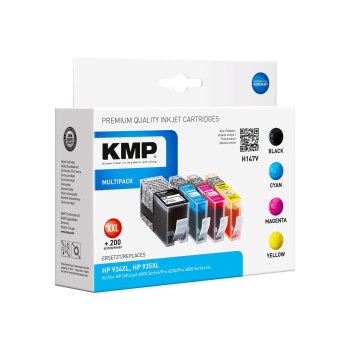 KMP MULTIPACK H147V - 4-pack - black, yellow, cyan, magenta