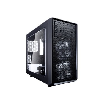 Fractal Design Focus G Mini - Tower - micro ATX - ohne Netzteil (ATX) - Schwarz - USB/Audio