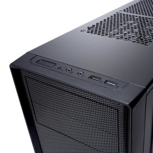 Fractal Design Focus G Mini - Tower - micro ATX - ohne Netzteil (ATX) - Schwarz - USB/Audio