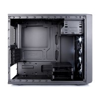 Fractal Design Focus G Mini - Tower - micro ATX - ohne Netzteil (ATX) - Schwarz - USB/Audio