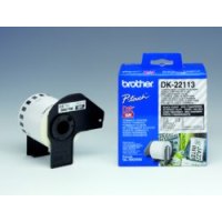 Brother Nastro pellicola a lunghezza continua bianco - Nero trasparente - DK - Trasparente - Termica diretta - Brother - Brother QL1050 - QL1060N - QL500 - QL500A - QL550 - QL560 - QL560VP - QL570 - QL580N - QL650TD - QL700,...