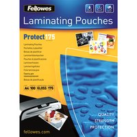 Fellowes Protect - 100er-Pack - glänzend - A4 (210 x 297 mm) Taschen für Laminierung