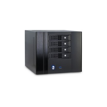 Inter-Tech IPC SC-4004 - USFF - Mini-ITX - ohne Netzteil (FlexATX)