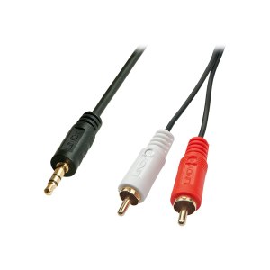 Lindy Premium - Audio cable - RCA x 2 (M) to stereo mini jack (M)