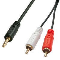 Lindy Premium - Audio cable - RCA x 2 (M) to stereo mini jack (M)