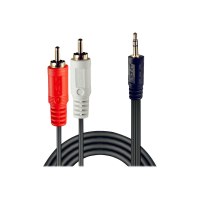 Lindy Premium - Audio cable - RCA x 2 (M) to stereo mini jack (M)