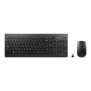 Lenovo Essential Wireless Combo - Tastatur-und-Maus-Set - kabellos - 2.4 GHz - Deutsch - für S510; ThinkCentre M700; M71X; M810; M910; ThinkPad L470; T470; X1 Carbon (5th Gen)