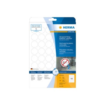 HERMA Special - Matte - removable self-adhesive