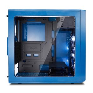 Fractal Design Focus G - Midi Tower - PC - Nero - Blu - ATX,ITX,Micro ATX - Bianco - Ventole - Frontale