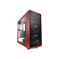 Fractal Design Focus G - Midi Tower - PC - Nero - Rosso - ATX,ITX,Micro ATX - Bianco - Ventole - Frontale