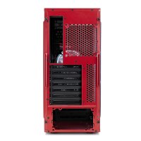 Fractal Design Focus G - Midi Tower - PC - Nero - Rosso - ATX,ITX,Micro ATX - Bianco - Ventole - Frontale