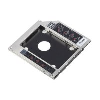 DIGITUS SSD/HDD Einbaurahmen für den CD/DVD/Blu-ray Laufwerksschacht, SATA auf SATA III, 9,5 mm Bauhöhe