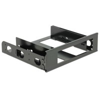 Delock 18267 - Universale - Staffa di montaggio HDD - Alluminio - Nero - 3.5"