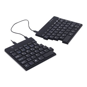 R-Go Split Ergonomic Keyboard, QWERTZ(DE), black, wired