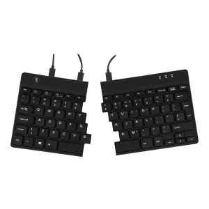 R-Go Split Ergonomic Keyboard, QWERTY(US), black, wired