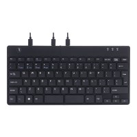 R-Go Split Ergonomic Keyboard, QWERTY(US), black, wired