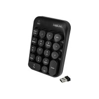 LogiLink ID0161 - Standard - Senza fili - RF Wireless - QWERTZ - Nero - Mouse incluso