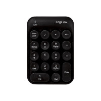 LogiLink ID0161 - Standard - Senza fili - RF Wireless - QWERTZ - Nero - Mouse incluso