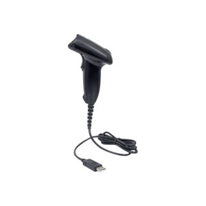 Manhattan Laser Handheld Barcode Scanner, USB, 300mm Scan Depth, Standard Housing, Cable 1.5m, Max Ambient Light 5,000 lux (sunlight)