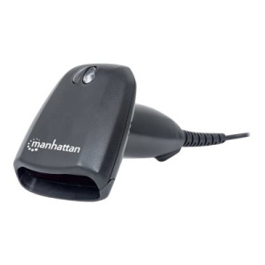 Manhattan Laser Handheld Barcode Scanner, USB, 300mm Scan Depth, Standard Housing, Cable 1.5m, Max Ambient Light 5,000 lux (sunlight)